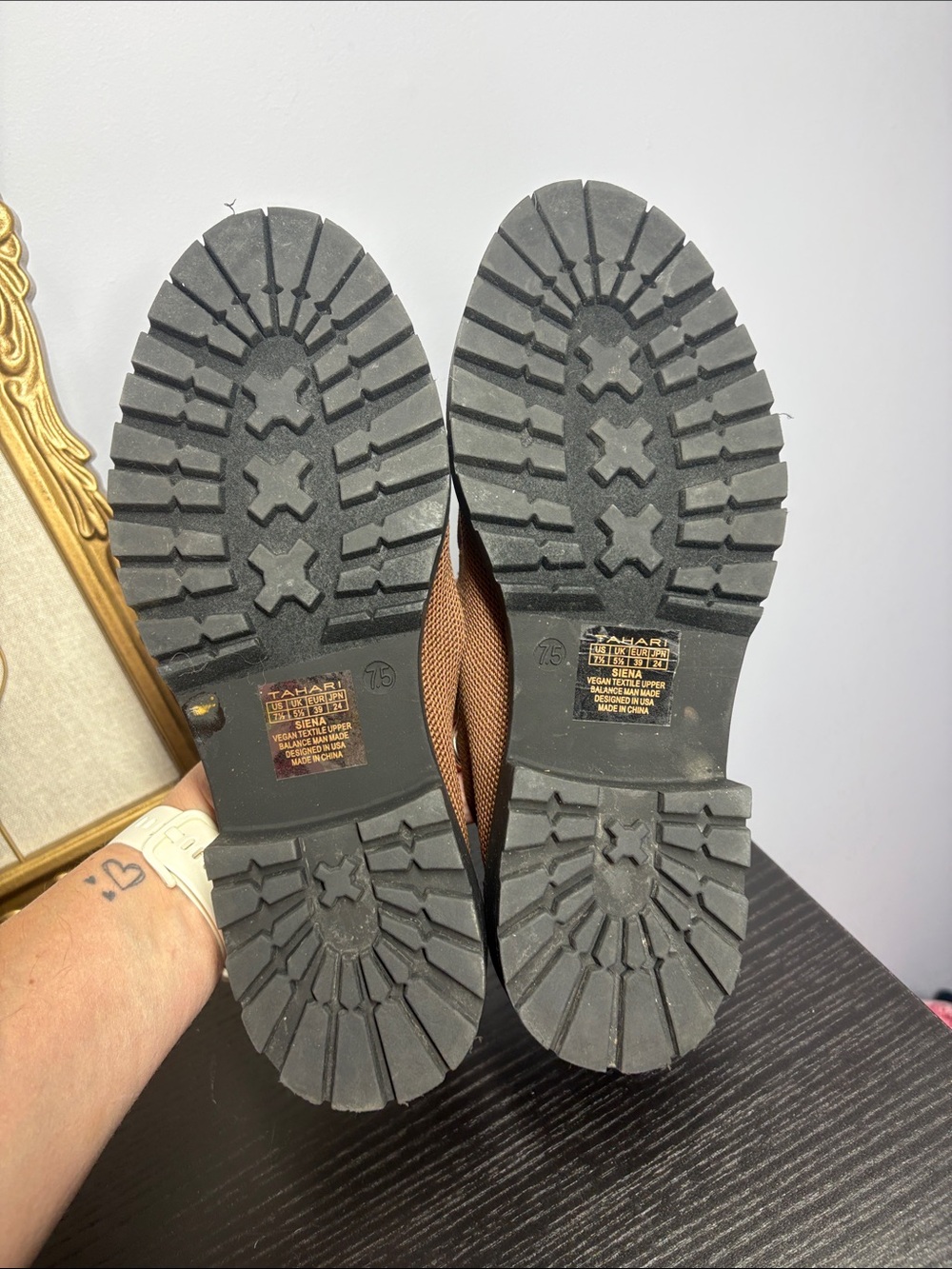 Tahari ladies brown Slip-On Woven Loafers - Picture 5 of 7